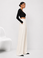 Woman Trousers Trends 2025 Wide Leg With Pockets Autumn Comfortable Stretch Casual One Size Classic Xxl Slacks G Pants for Women