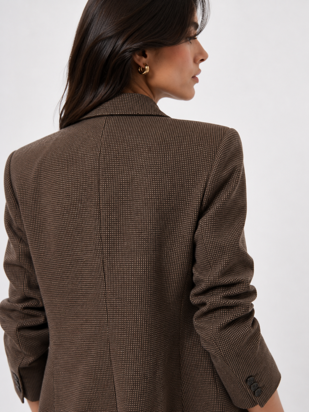Oversized Tailored Single-Breasted Blazer