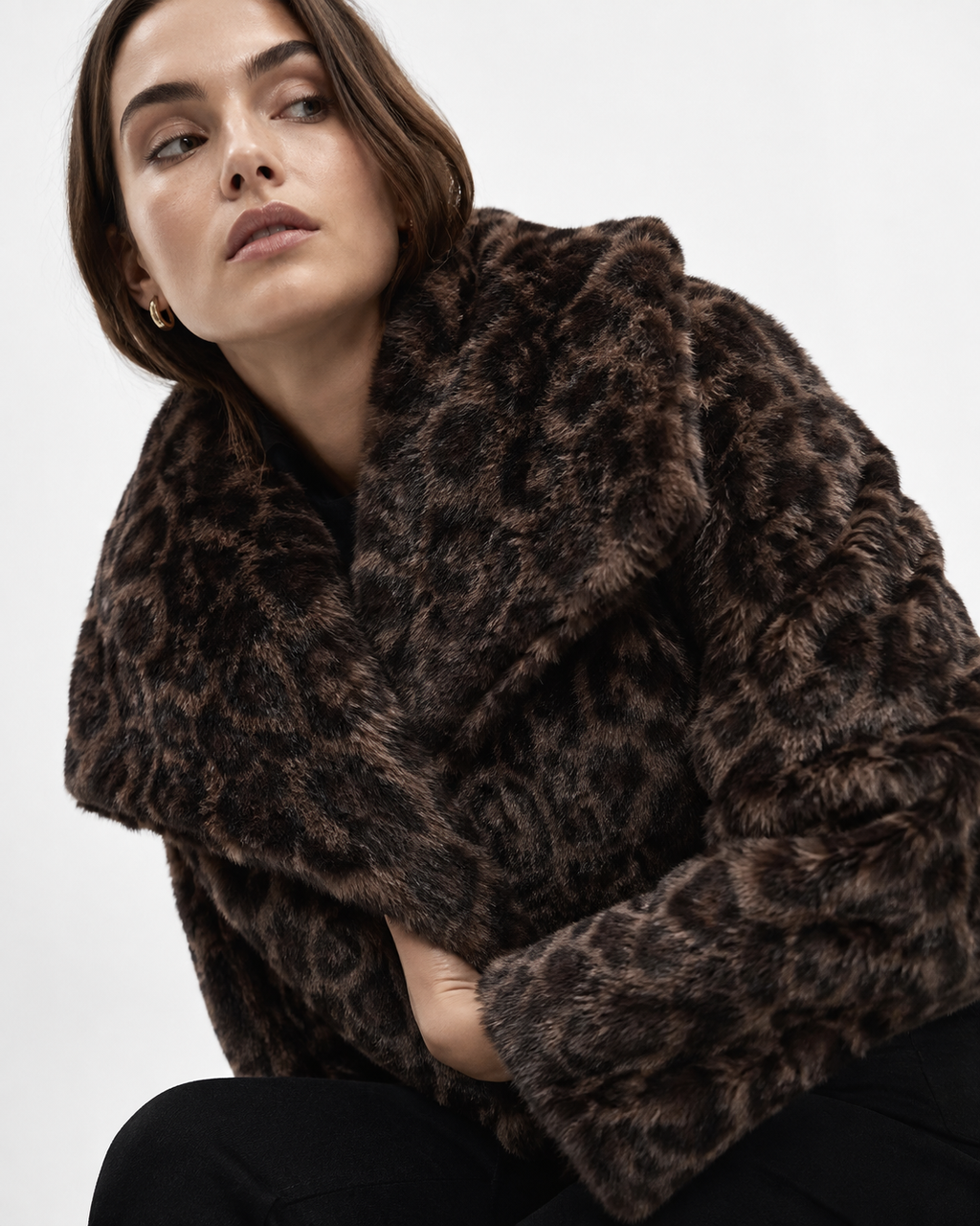 Velvet Plum Luxe Plush Coat
