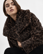 Velvet Plum Luxe Plush Coat