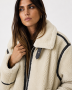 Aviator Shearling-Style Winter Jacket