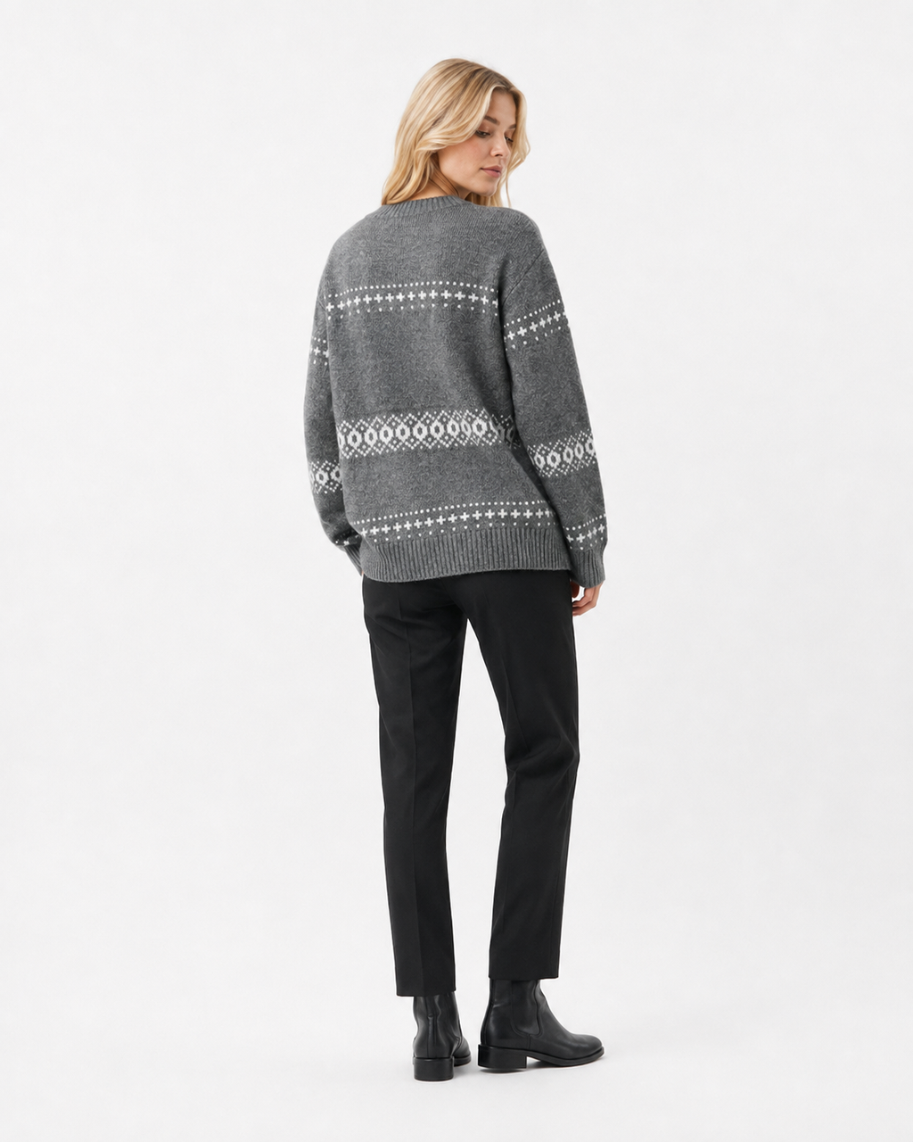 Fair-Isle Crew-Neck Jumper