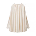 Draped Mini Dress Long Sleeve