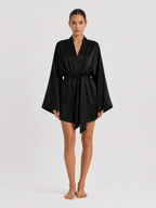 Women’s Satin-Feel Robe