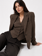 Oversized Tailored Single-Breasted Blazer