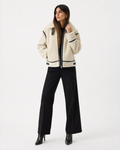 Aviator Shearling-Style Winter Jacket