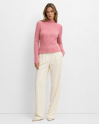 Half-High-Neck Knit Jumper