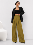 Woman Trousers Trends 2025 Wide Leg With Pockets Autumn Comfortable Stretch Casual One Size Classic Xxl Slacks G Pants for Women