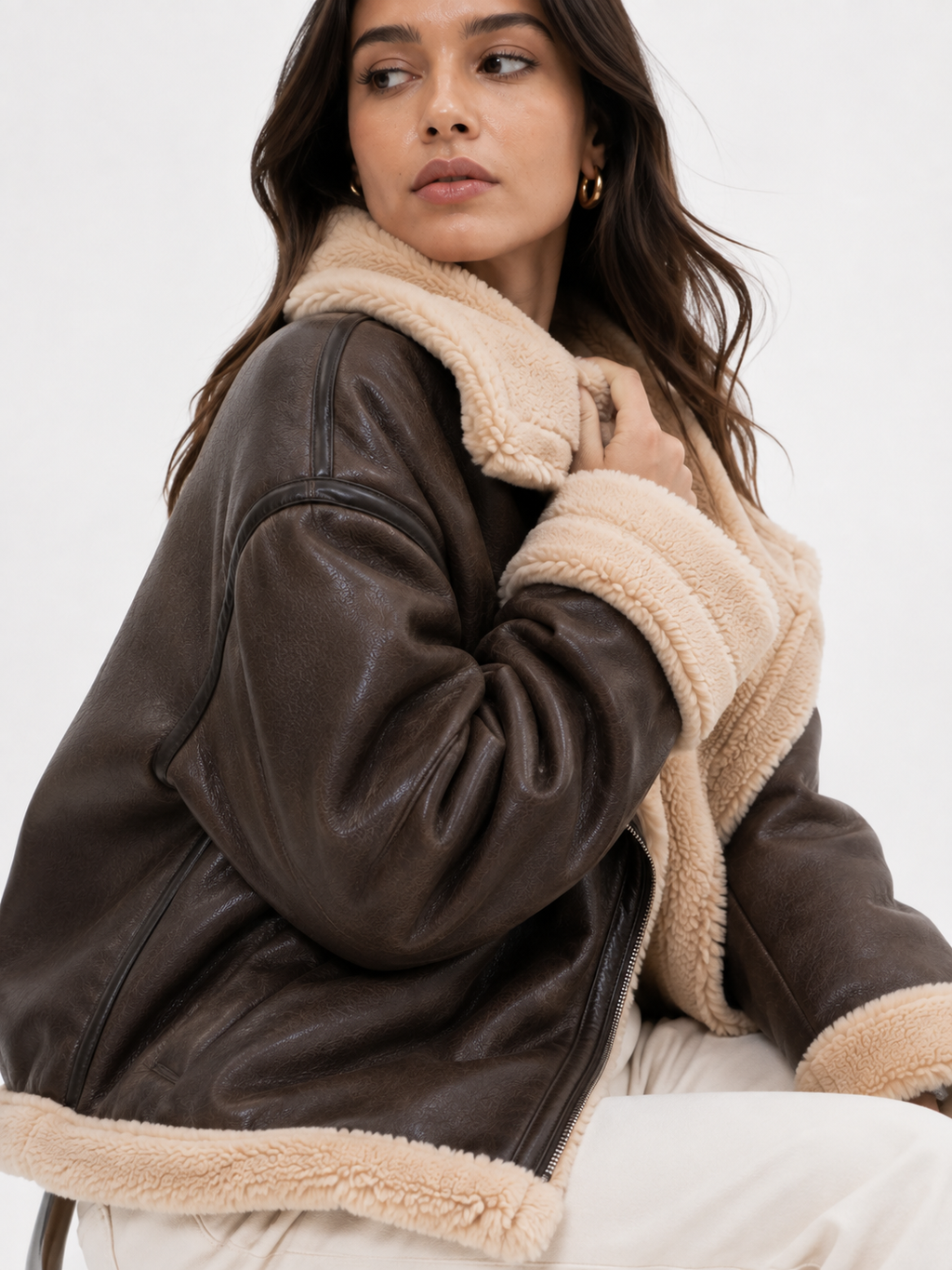The Kensington Shearling Aviator Jacket