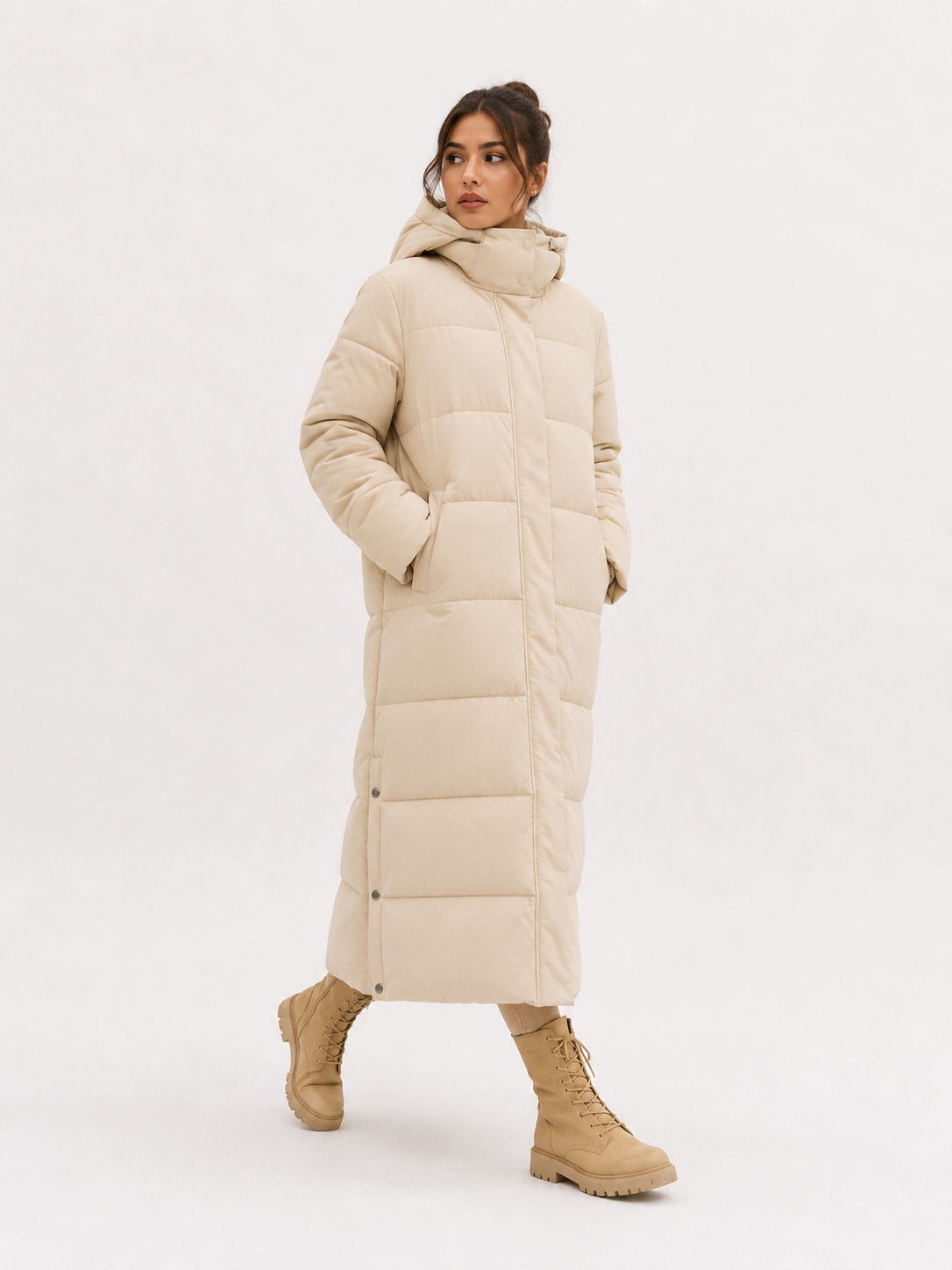 Longline Puffer Coat