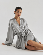 Women’s Satin-Feel Robe