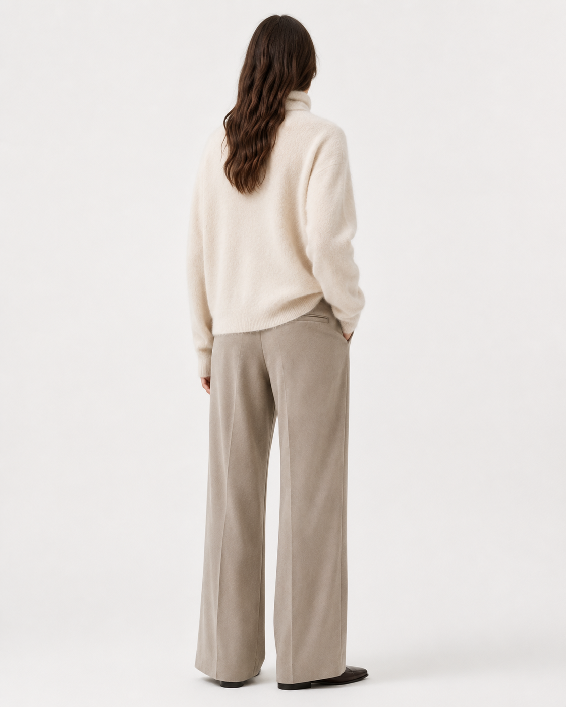 Brushed High-Neck Jumper