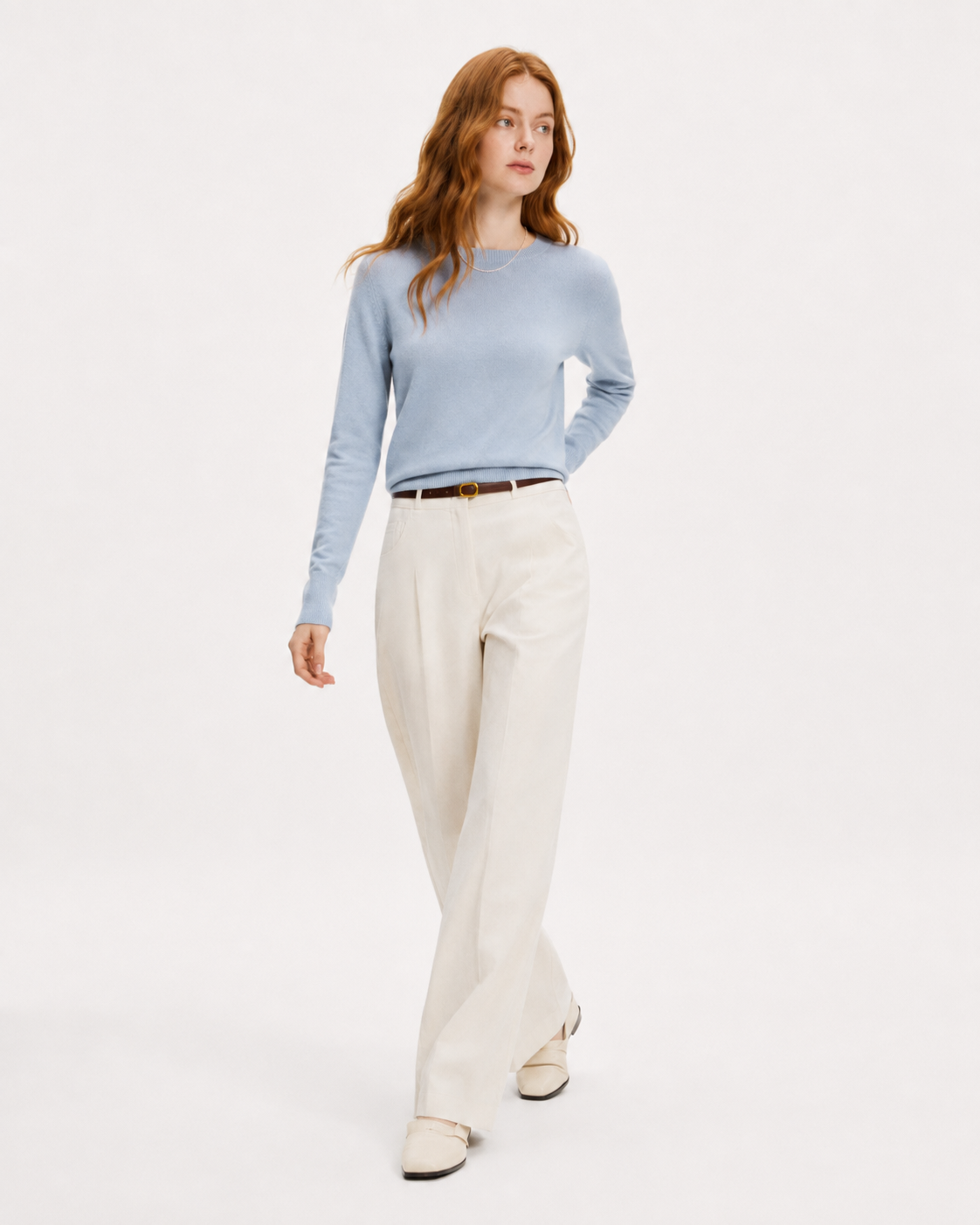 Minimal Crew-Neck Jumper