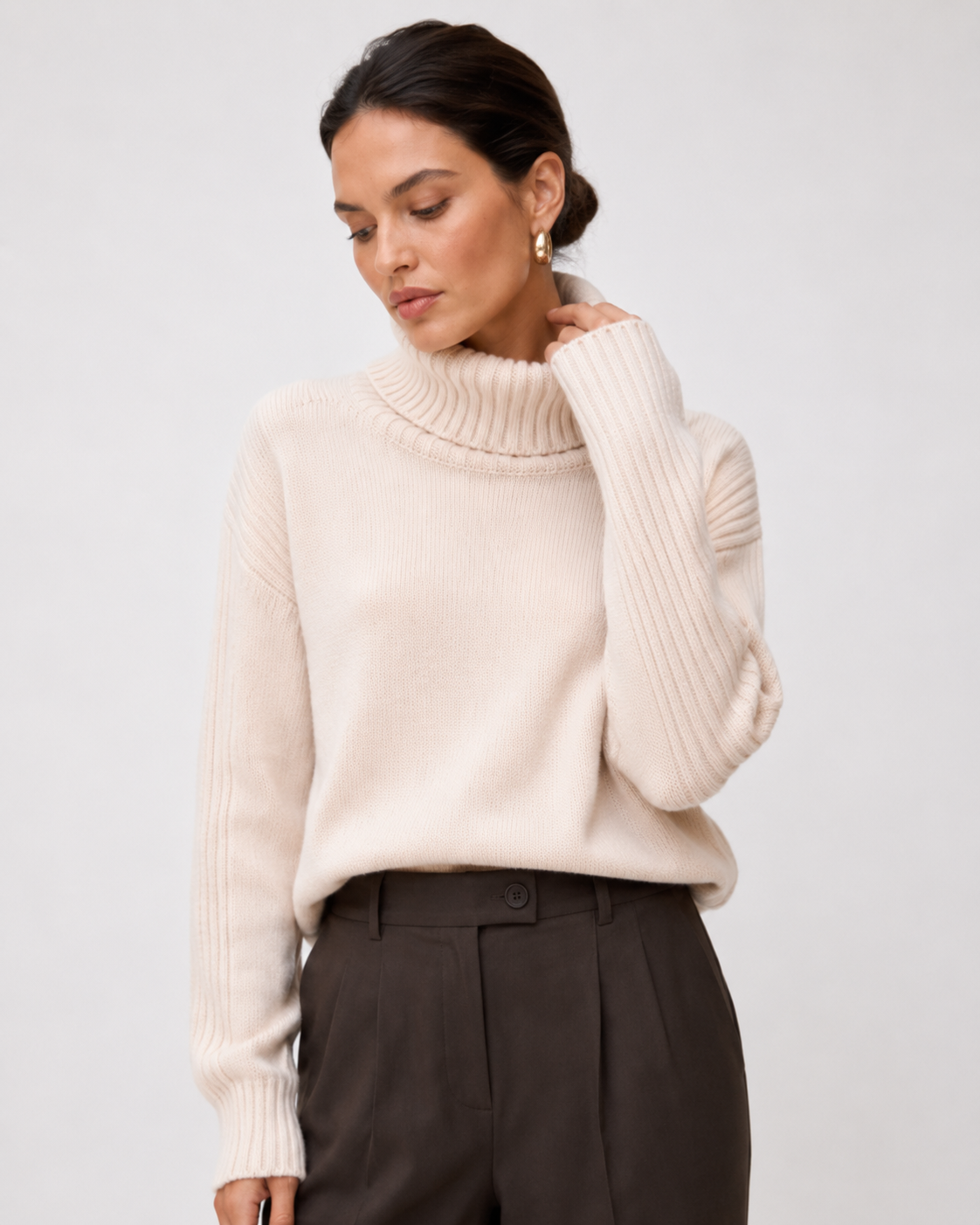 Classic High-Neck Jumper