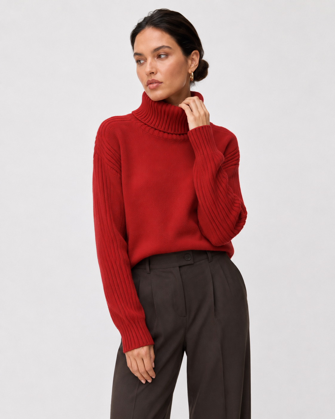 Classic High-Neck Jumper