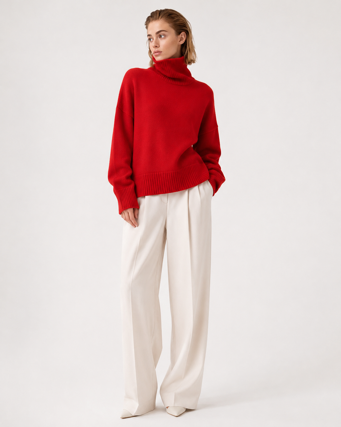 Relaxed Turtleneck Jumper