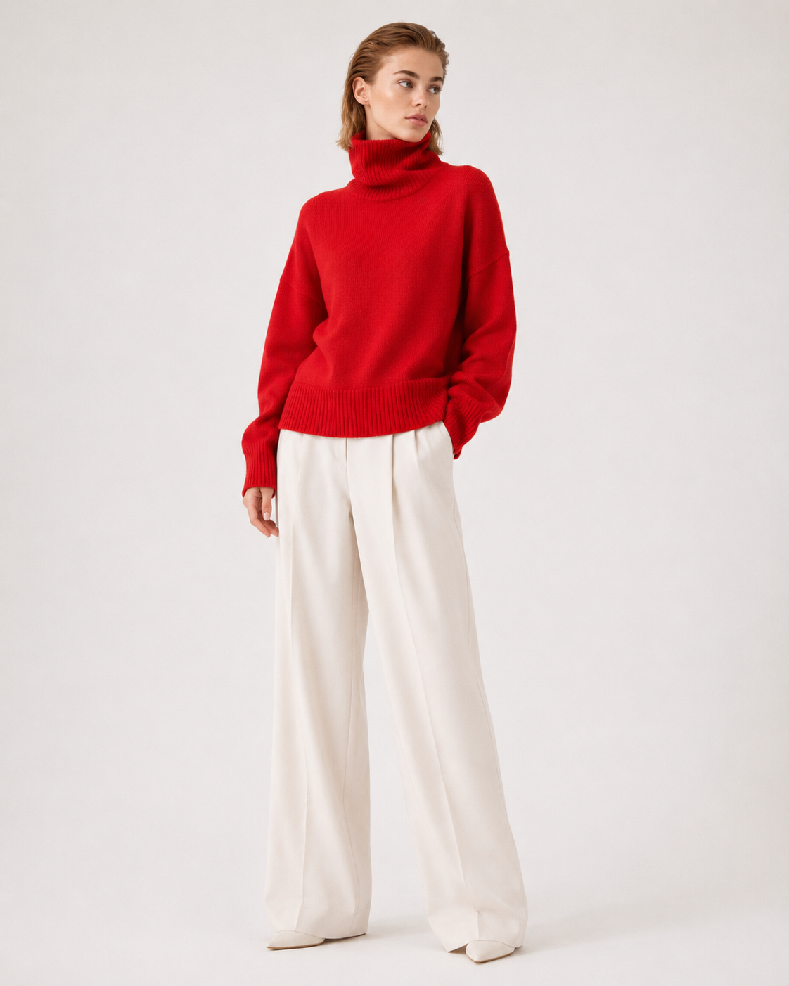 Relaxed Turtleneck Jumper