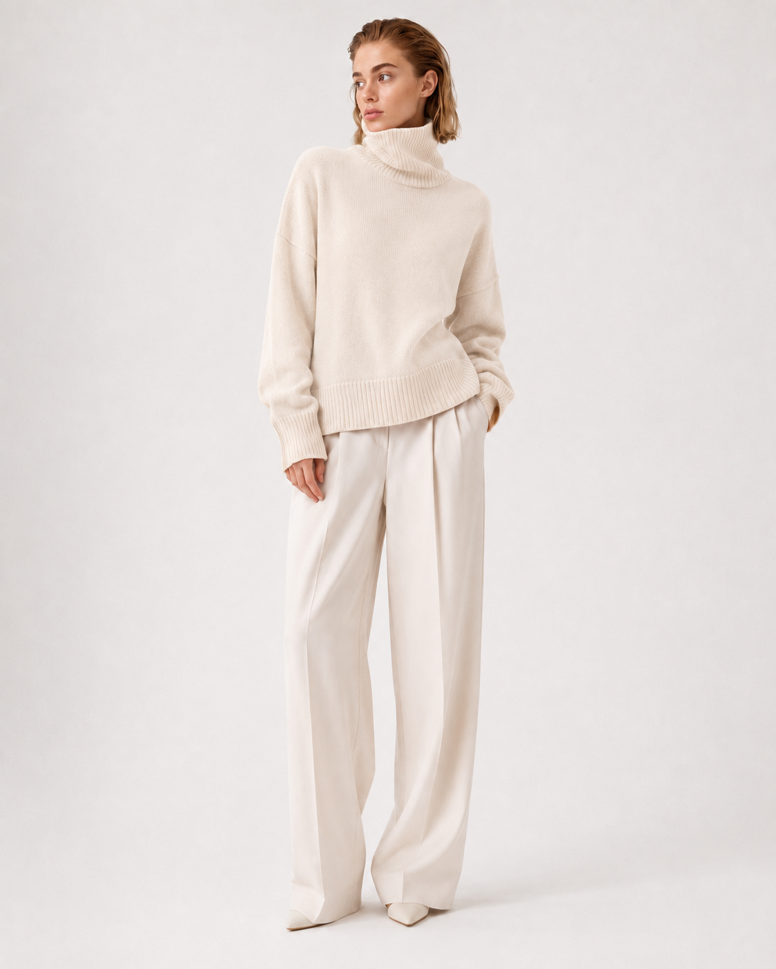 Relaxed Turtleneck Jumper