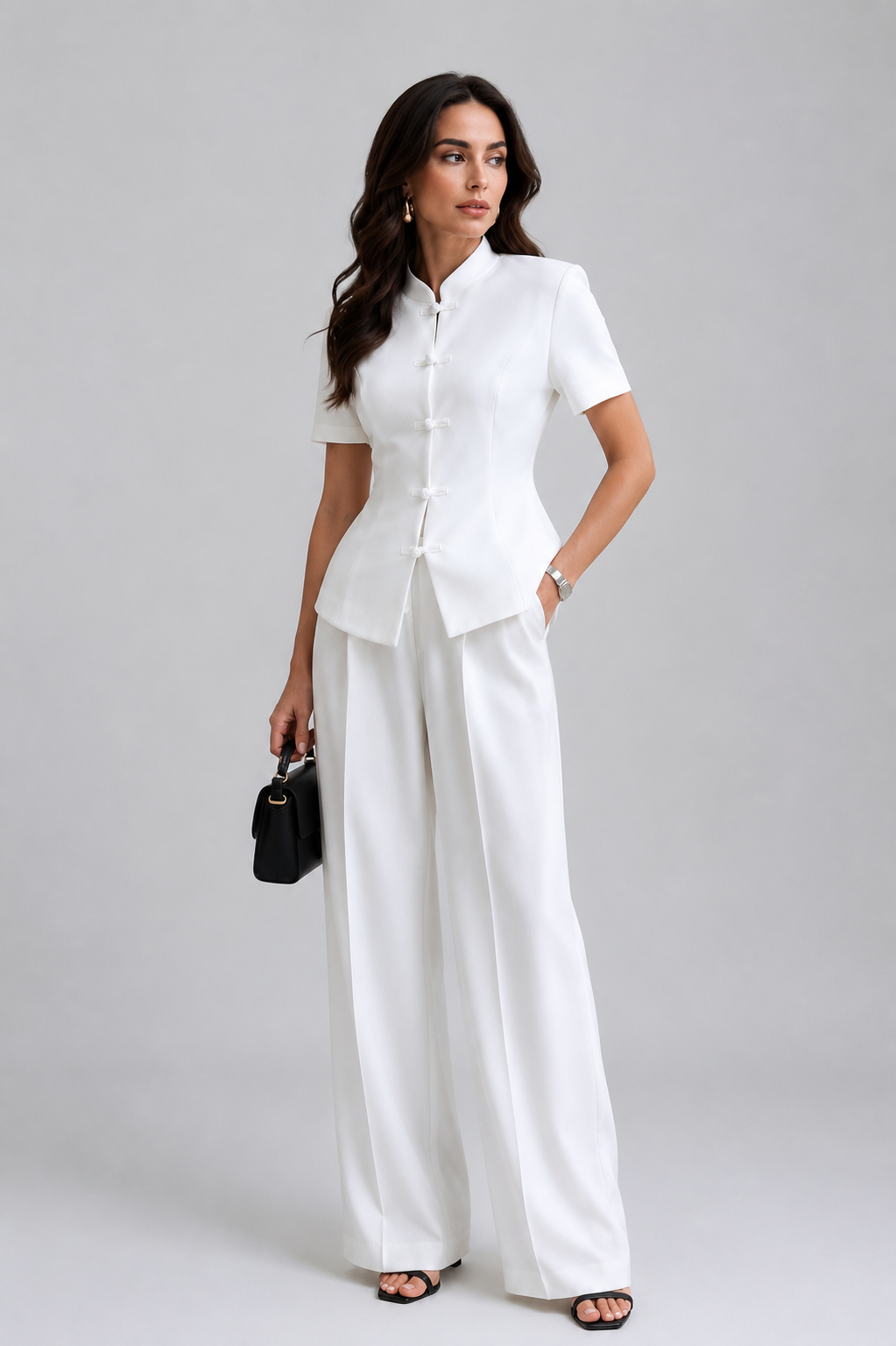 Atelier Mandarin Peplum Jacket