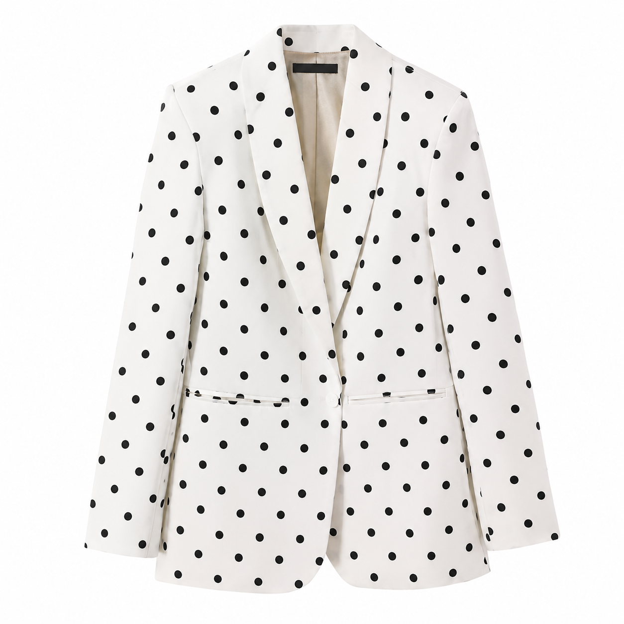 Atelier Polka-Dot Tailored Blazer