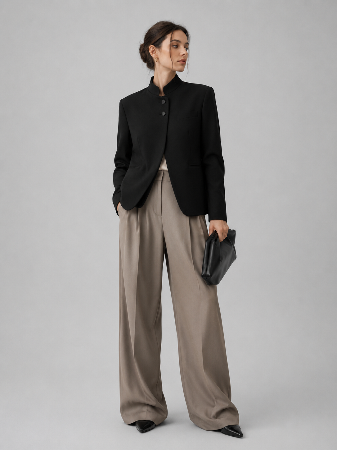 Maison Button-Front Jacket