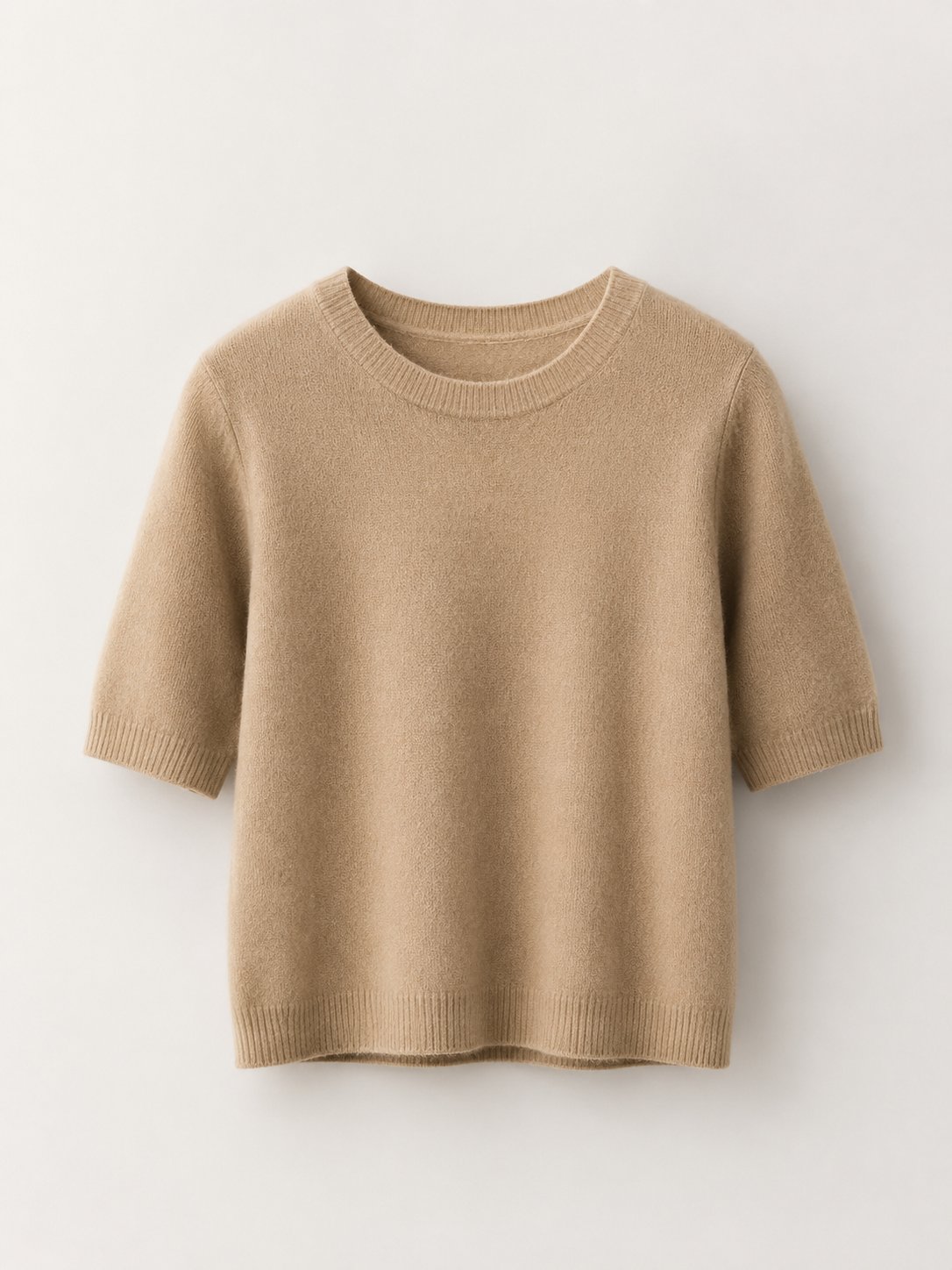 The Merino & Cashmere Short Sleeve Knit