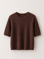 The Merino & Cashmere Short Sleeve Knit