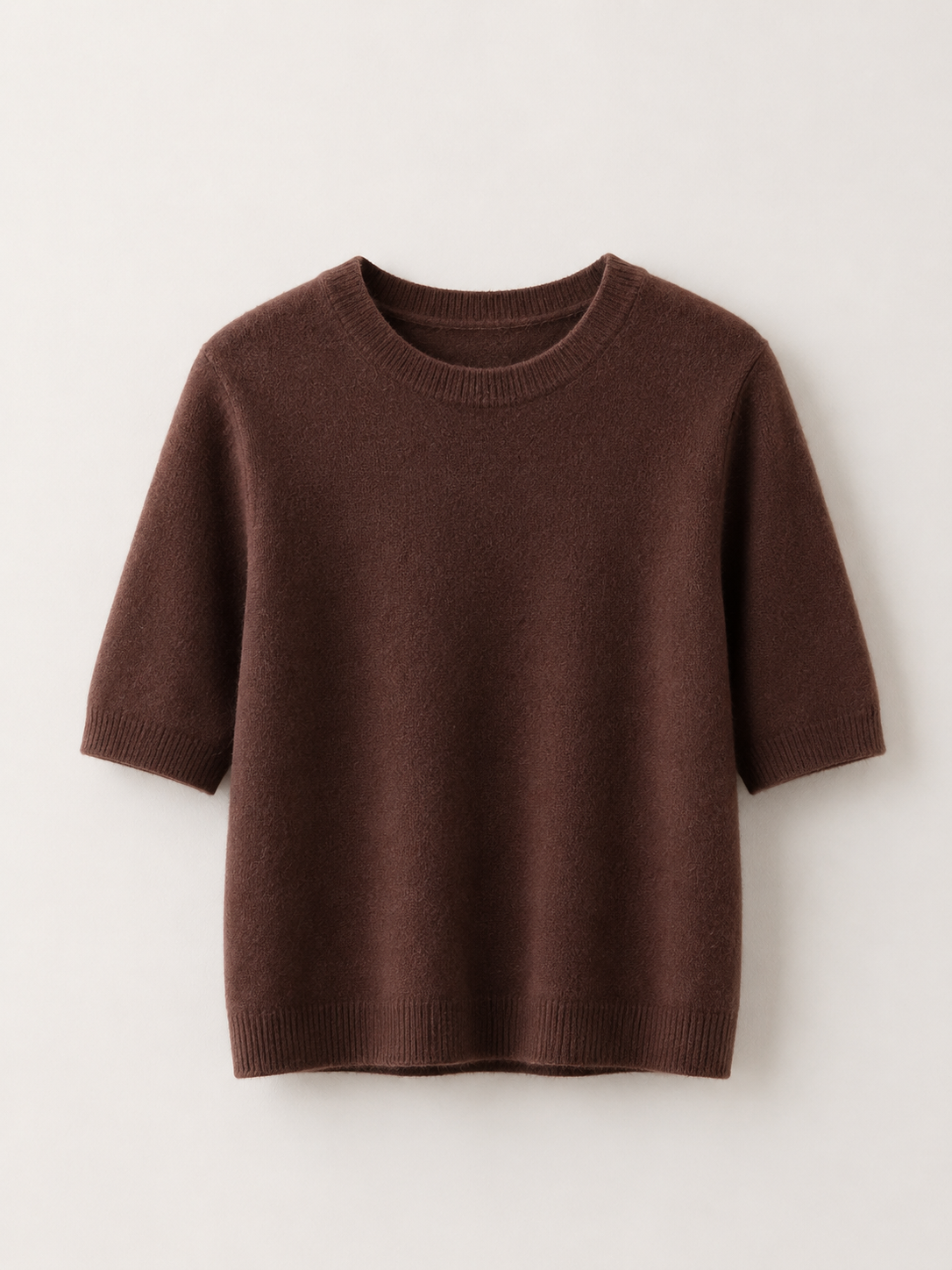 The Merino & Cashmere Short Sleeve Knit