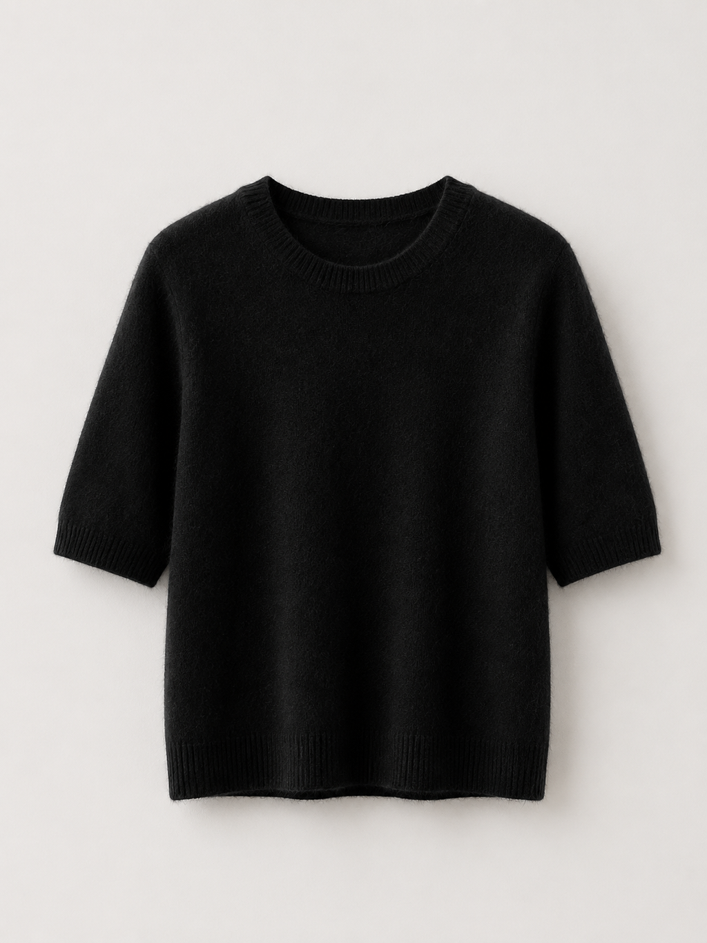 The Merino & Cashmere Short Sleeve Knit