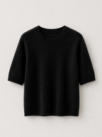 The Merino & Cashmere Short Sleeve Knit