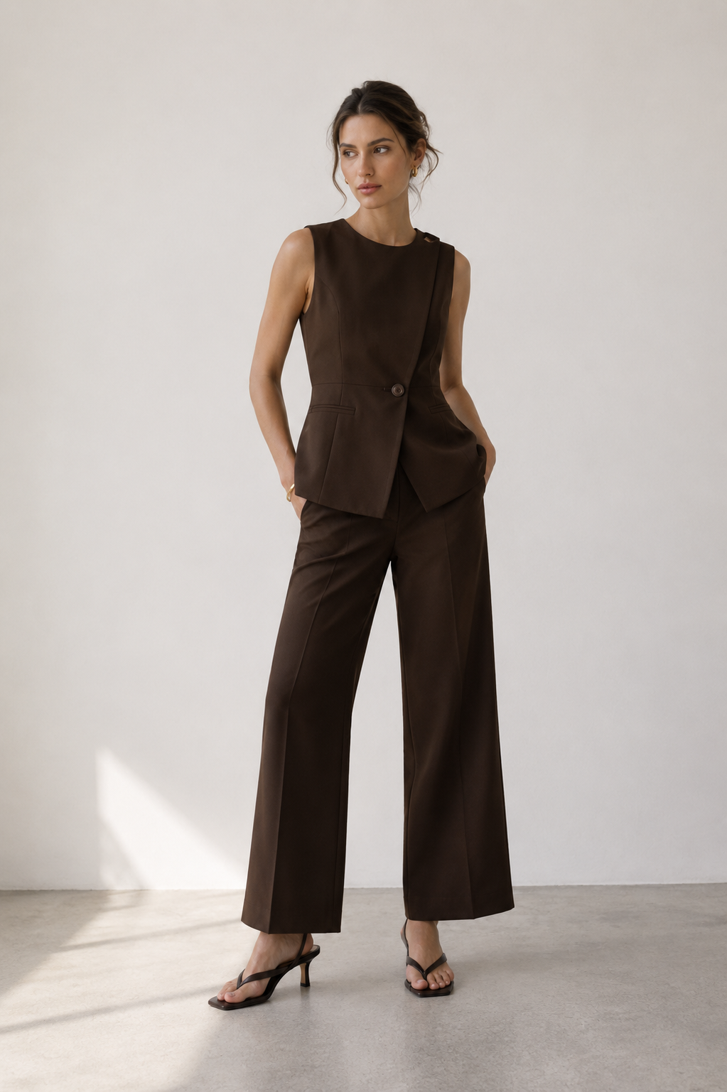 The Tailored Asymmetric Waistcoat Set