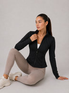 The Sculpting High-Neck Performance Jacket