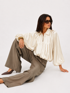 The Voluminous Fluid Bomber Jacket