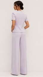 Tailored Waistcoat & Wide-Leg Trousers Co-Ord Set