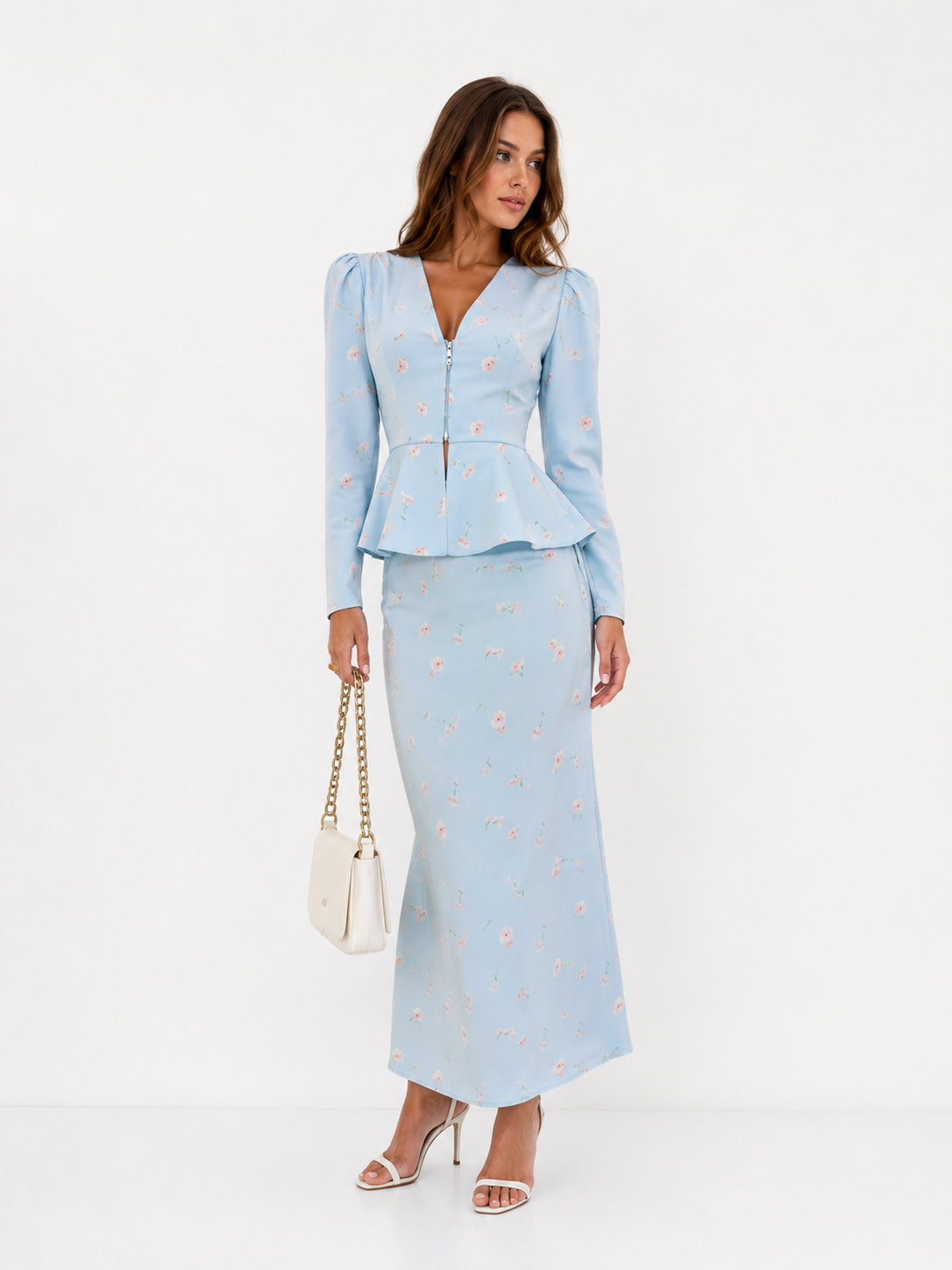 Tailored Blazer and High-Waist Maxi Skirt Co-ord