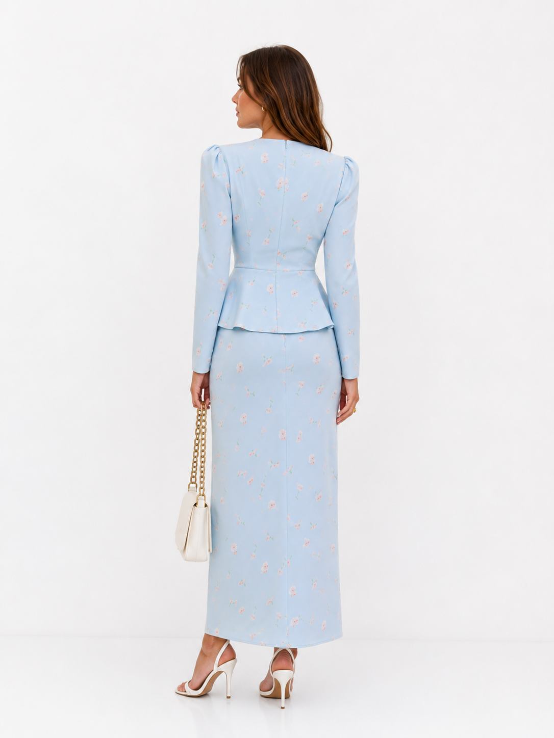 Tailored Blazer and High-Waist Maxi Skirt Co-ord
