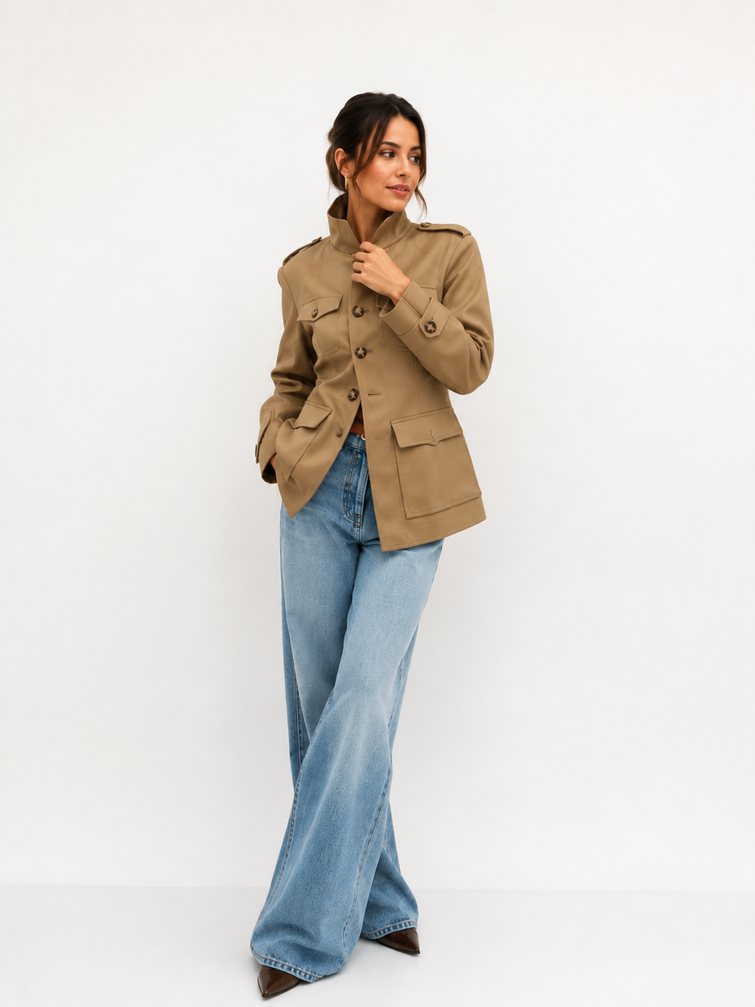 Élise Tailored Safari Jacket