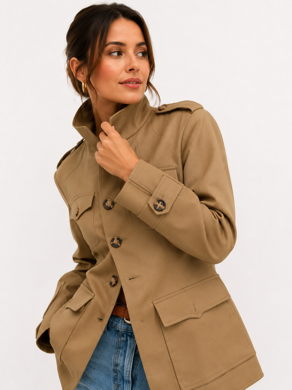 Élise Tailored Safari Jacket