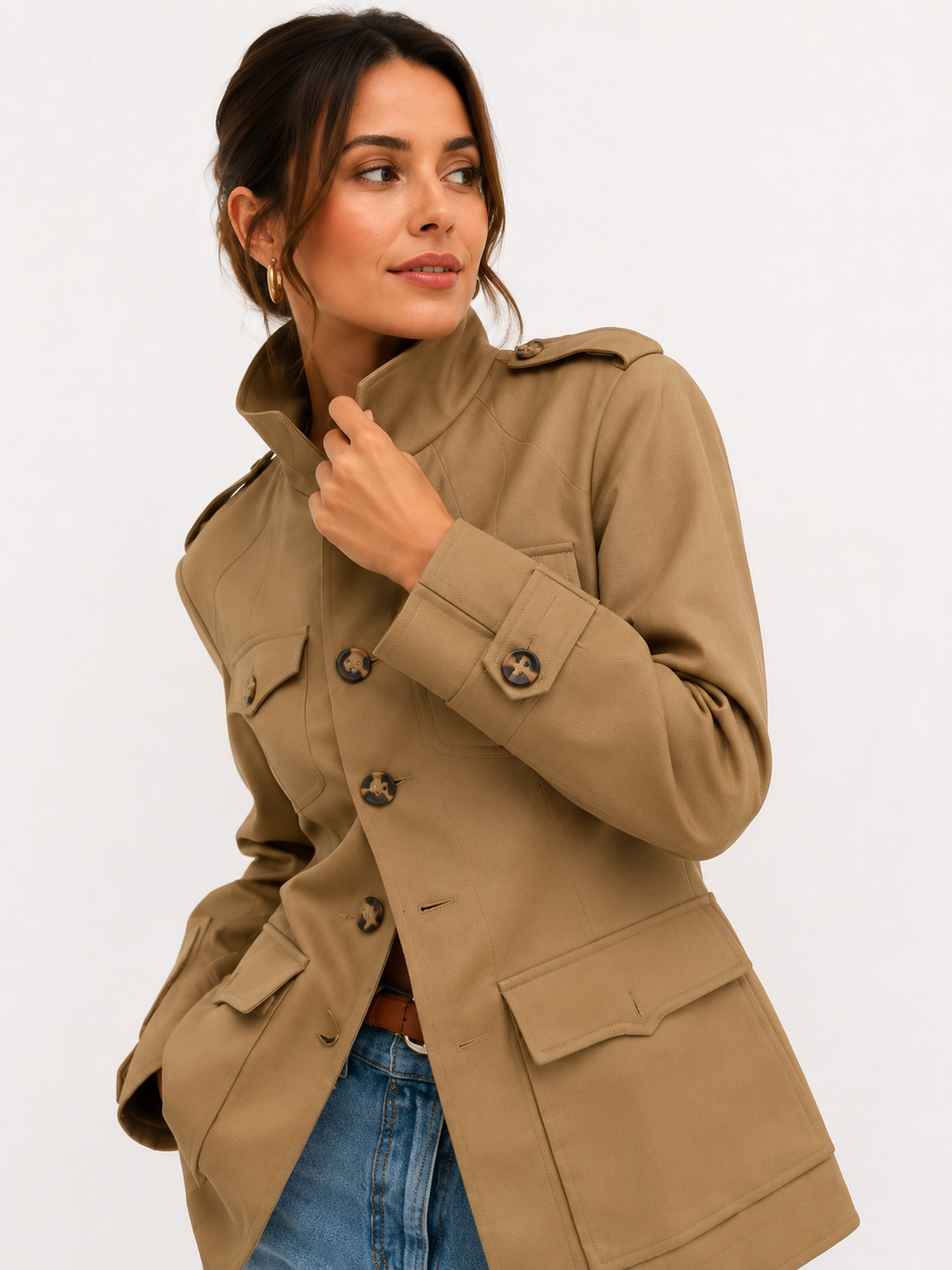 Élise Tailored Safari Jacket
