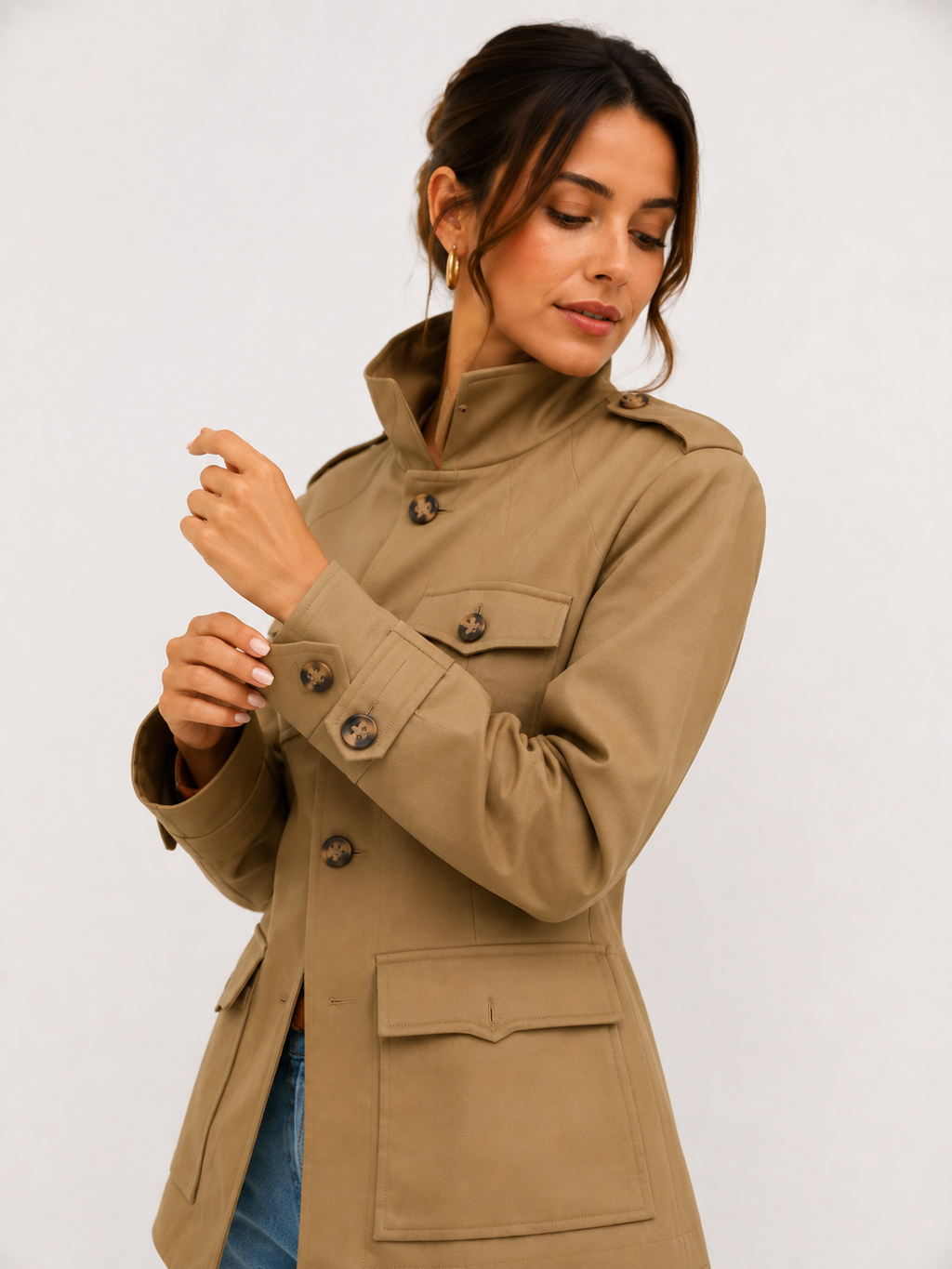 Élise Tailored Safari Jacket