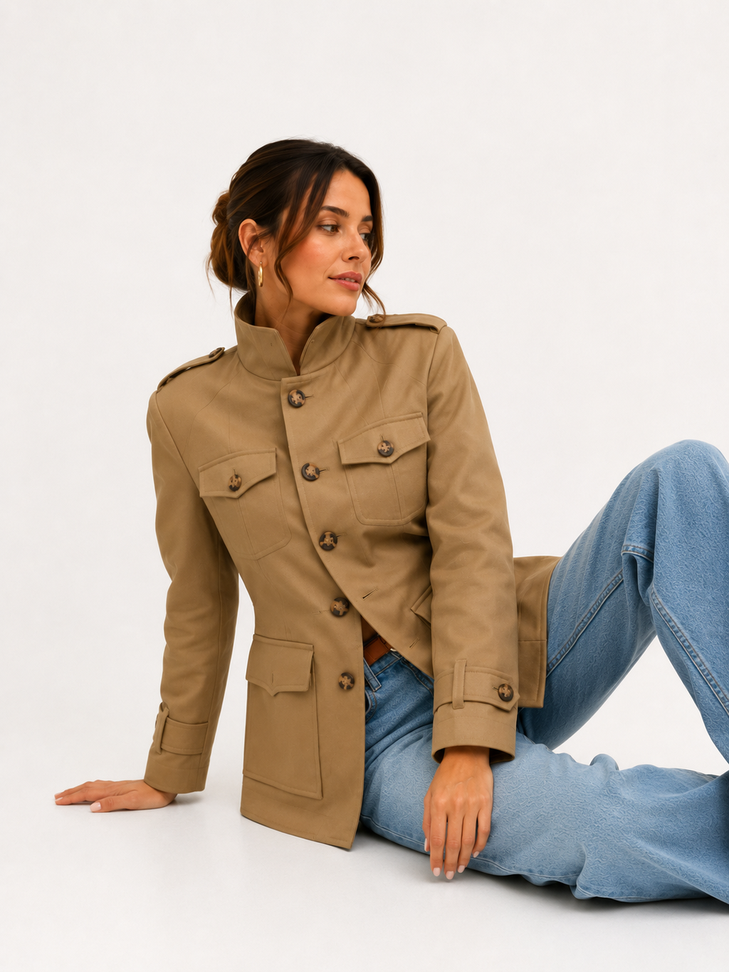 Élise Tailored Safari Jacket