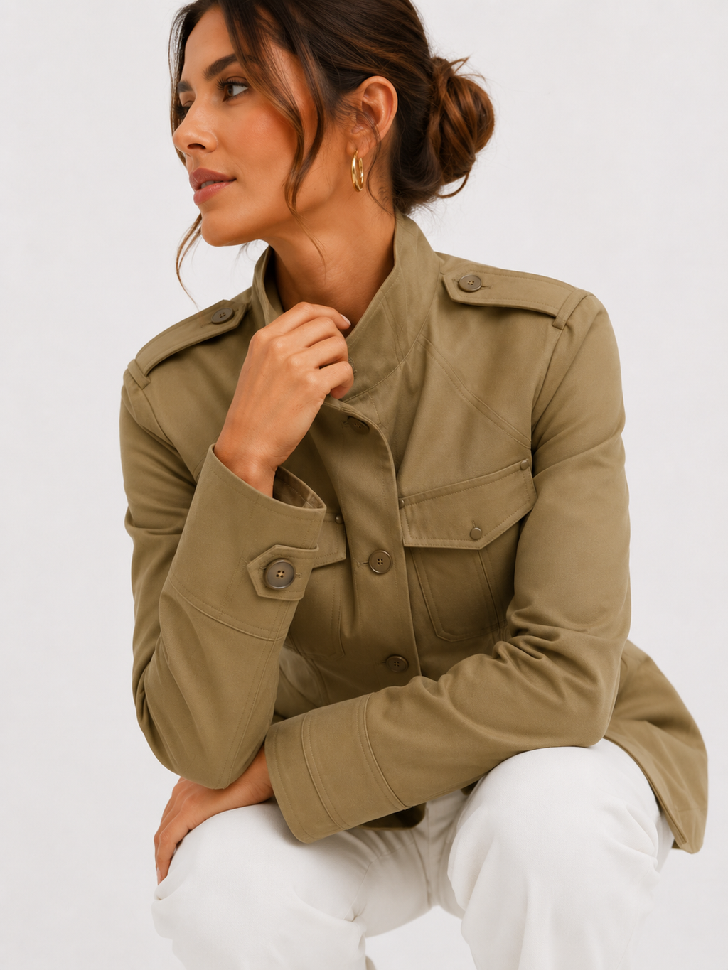 Élise Tailored Safari Jacket