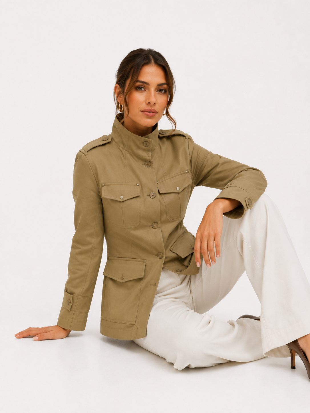 Élise Tailored Safari Jacket