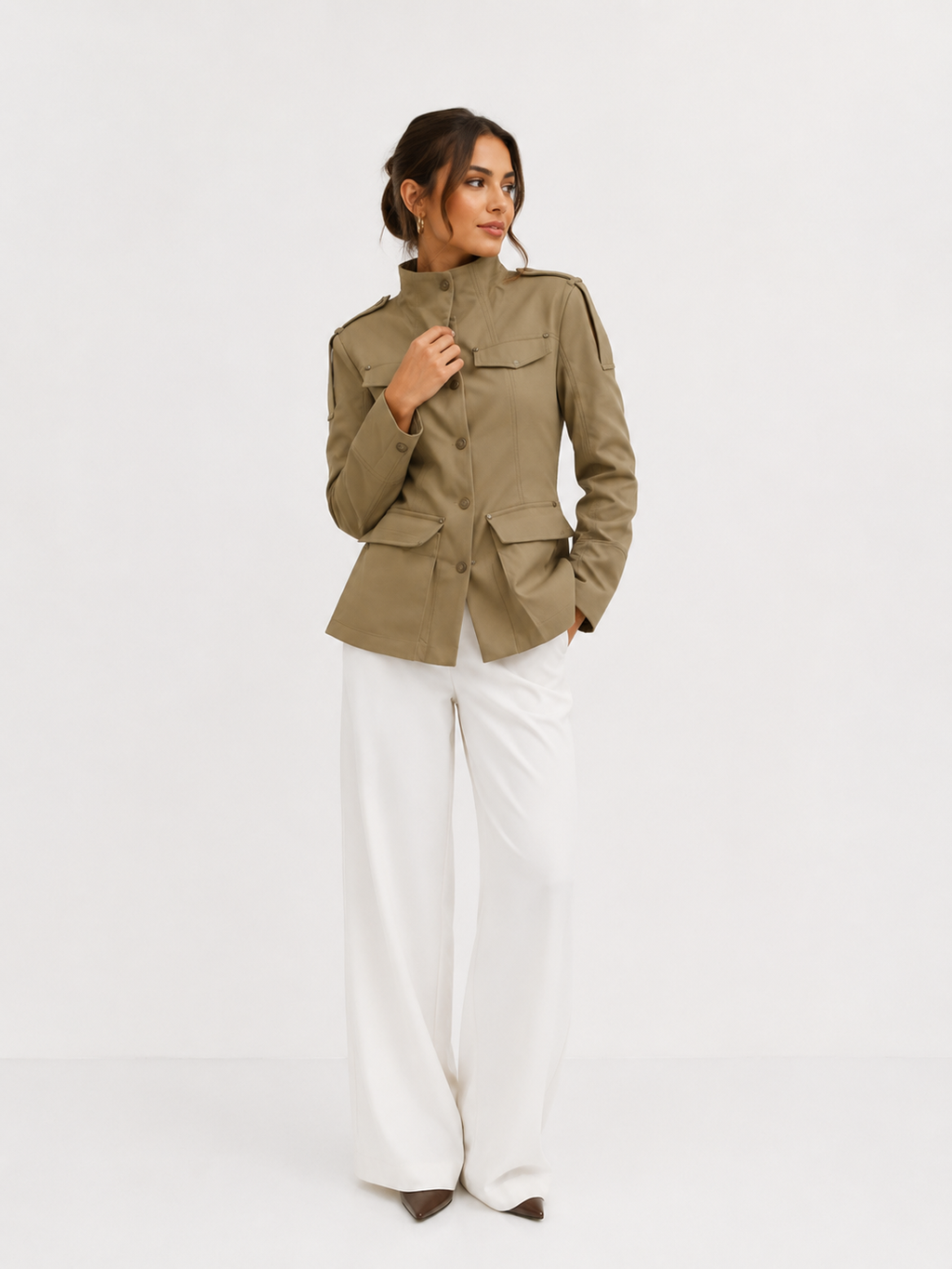 Élise Tailored Safari Jacket