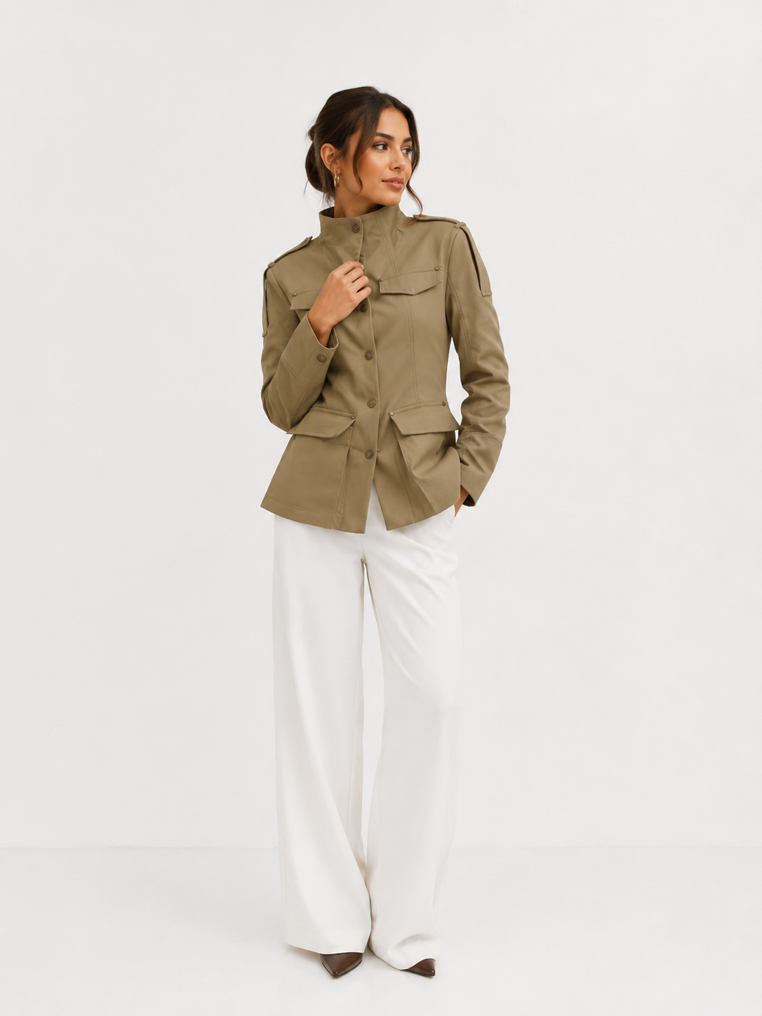 Élise Tailored Safari Jacket