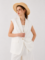 Camel Tailored Waistcoat