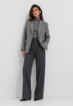 Grey Mélange Tailored Blazer