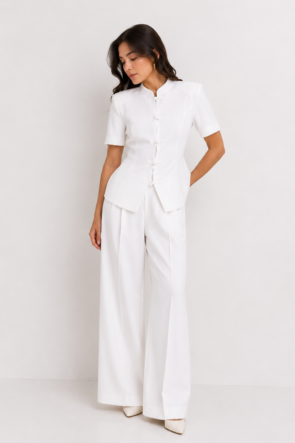 Atelier Mandarin Peplum Jacket