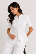 Atelier Mandarin Peplum Jacket