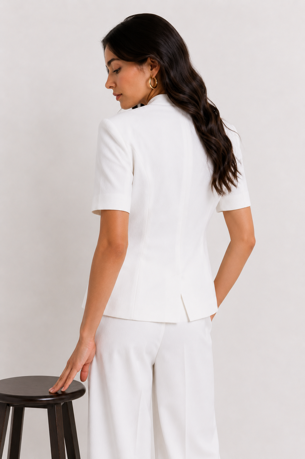 Atelier Mandarin Peplum Jacket